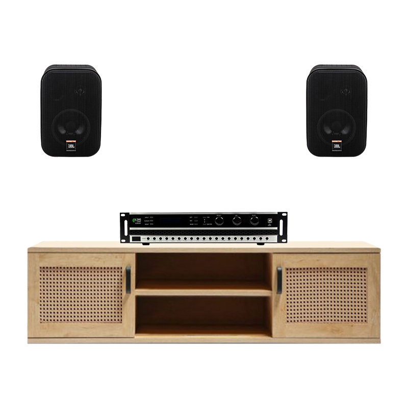 Dàn âm thanh quán Cafe giá rẻ JBL CF09 (JBL Control 1 Pro, Kiwi PD 8000)