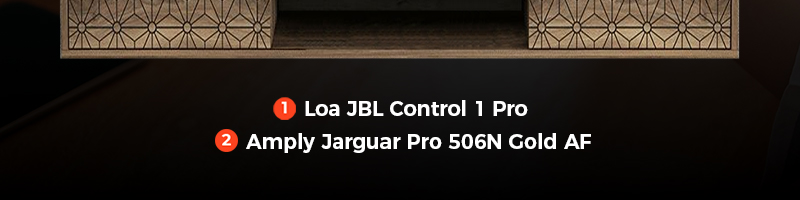 Dàn âm thanh quán Cafe JBL CF10