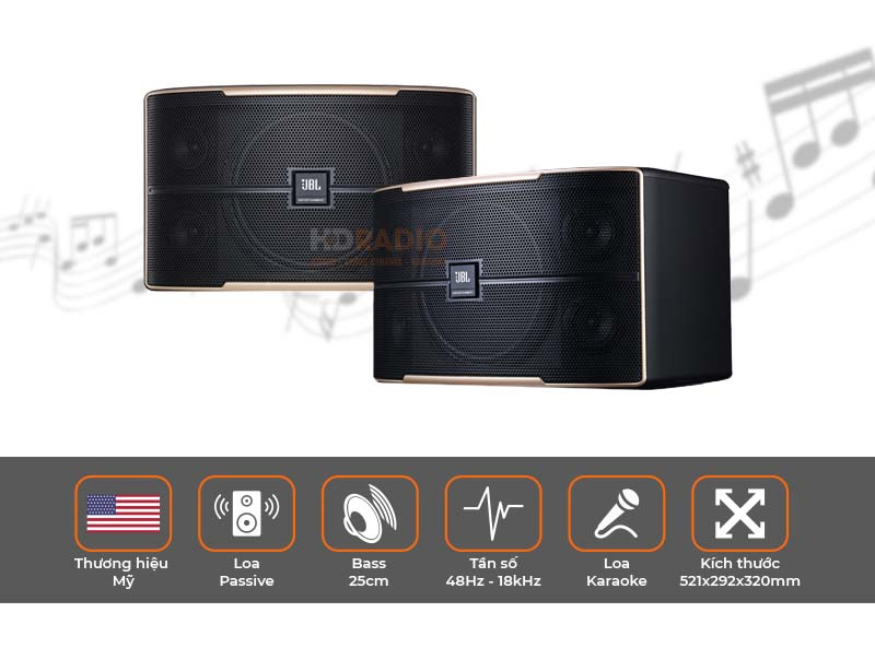 Dàn âm thanh tập Gym JBL CF06