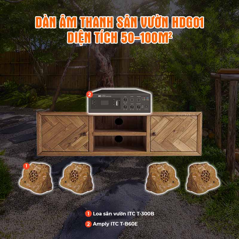 Dàn âm thanh Sân vườn HDG01 