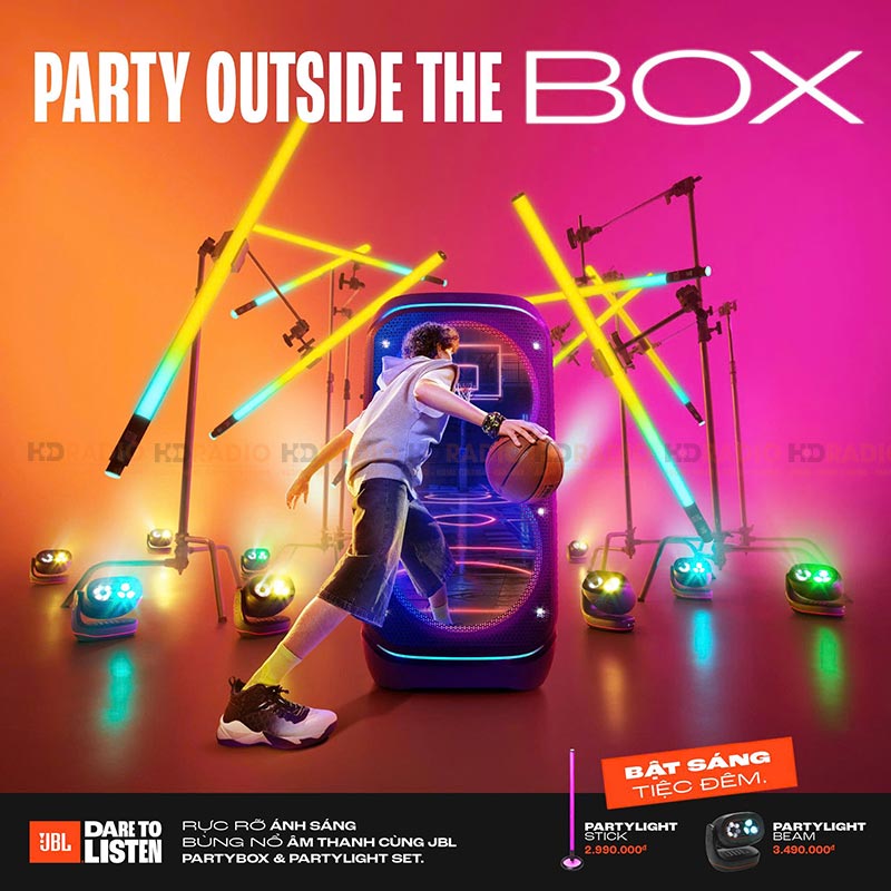 Đèn sân khấu JBL PartyLight Beam