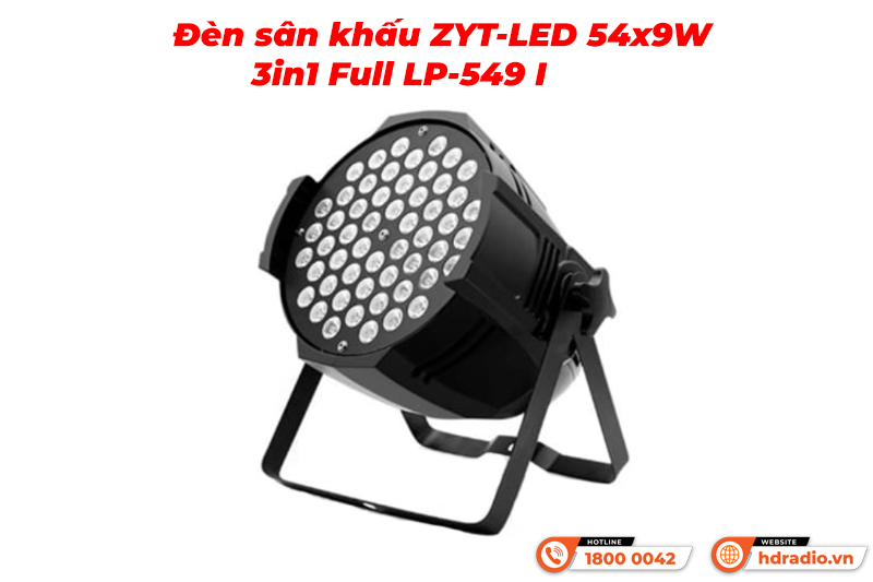 Đèn sân khấu ZYT-LED 54x9W 3in1 Full LP-549 I