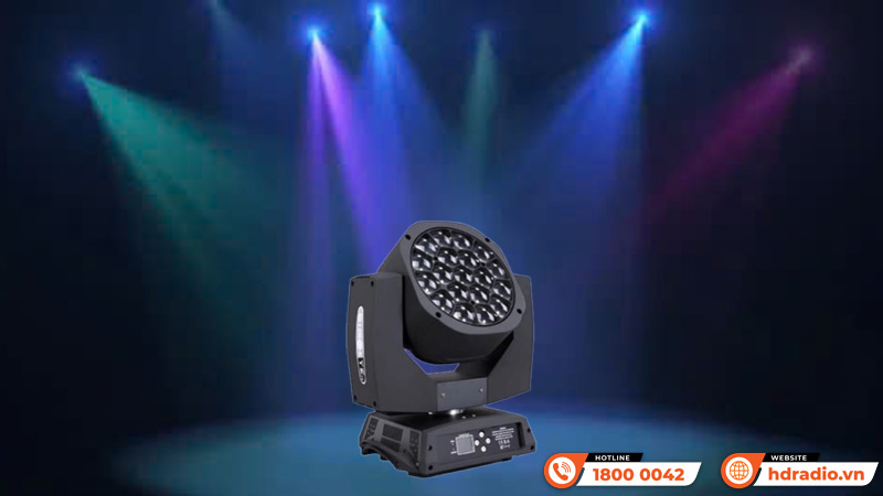 Ánh sáng Đèn ZYT-LED 19x15 Beam Moving Head with Zoom