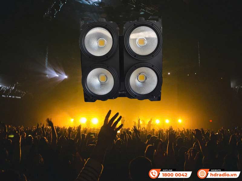 Điều khiển Đèn ZYT-LED Blinder 4 x 100W LP-4100