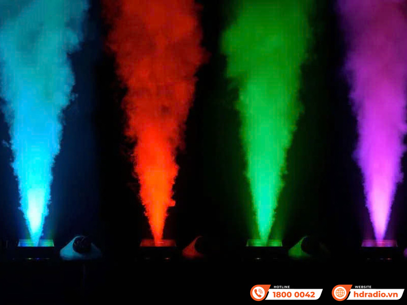 Máy tạo khói đứng ZYT 1500 + DMX + LED