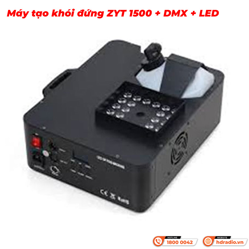 Máy tạo khói đứng ZYT 1500 + DMX + LED