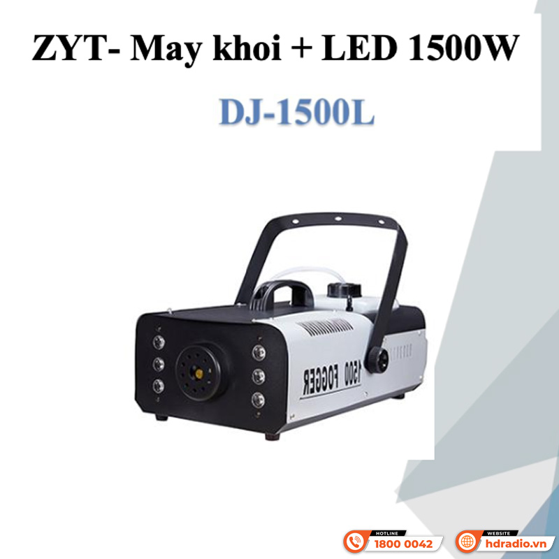 Máy tạo Khói LED ZYT 1500W DJ-1500L Máy tạo Khói LED ZYT 1500W DJ-1500L