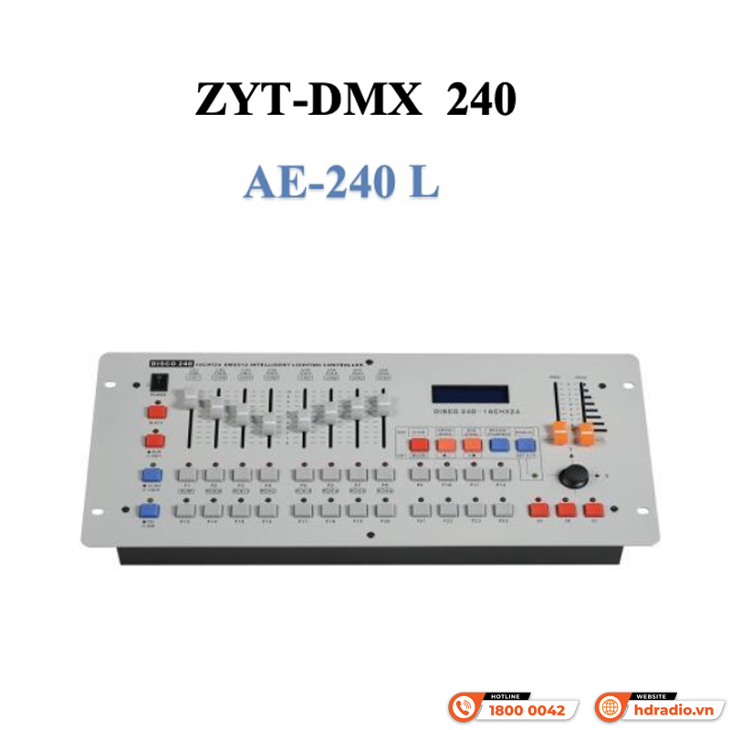 Bàn điều khiển ZYT DMX 240 AE-240L