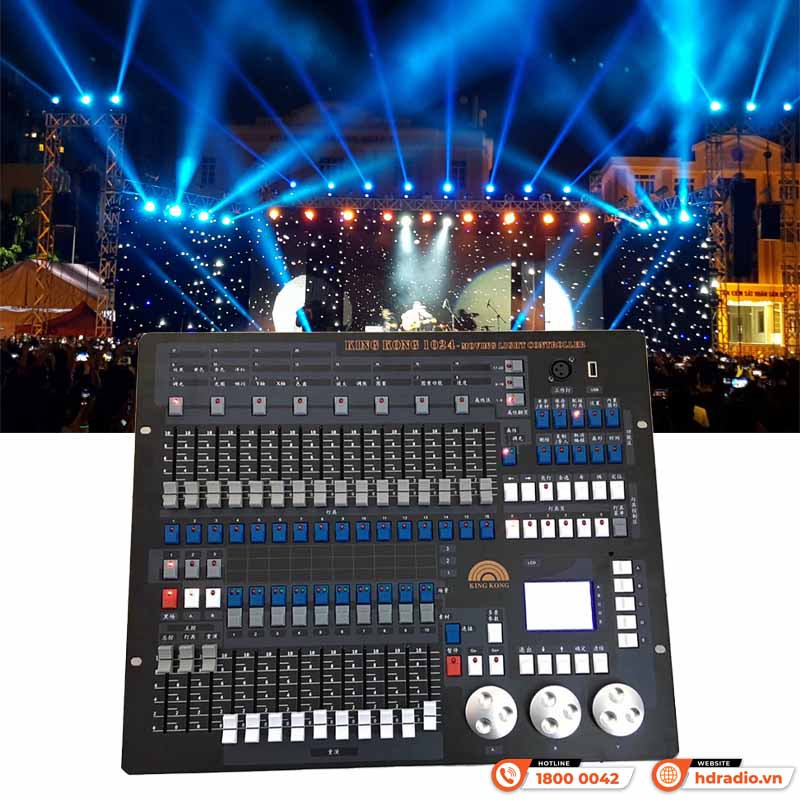 Bàn điều khiển ZYT-DMX Kingkong 1024 AE-1024 L