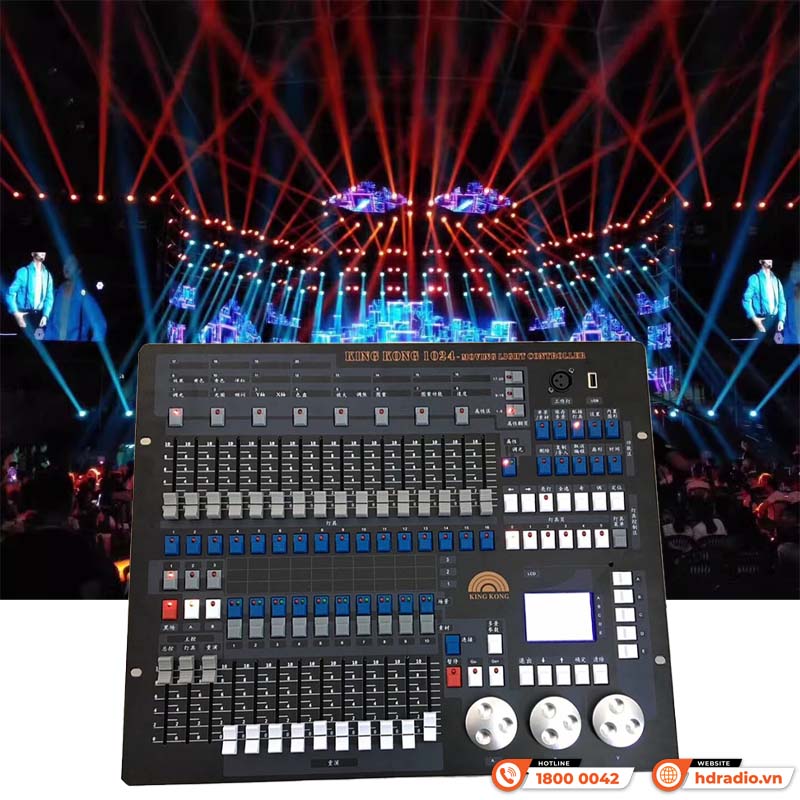 Bàn điều khiển ZYT-DMX Kingkong 1024 AE-1024 L