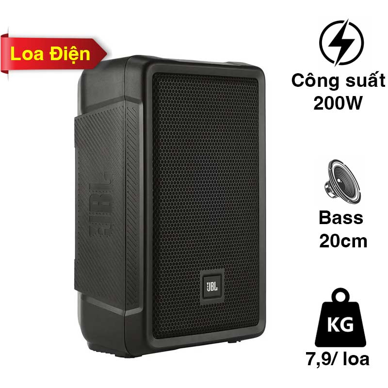 Loa JBL IRX108BT Chính Hãng, Bass 20cm, Bluetooth, Mixer 3 kênh(Liền công suất)