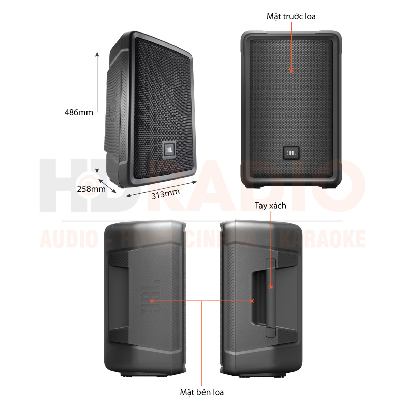 Chú thích Loa JBL IRX108BT