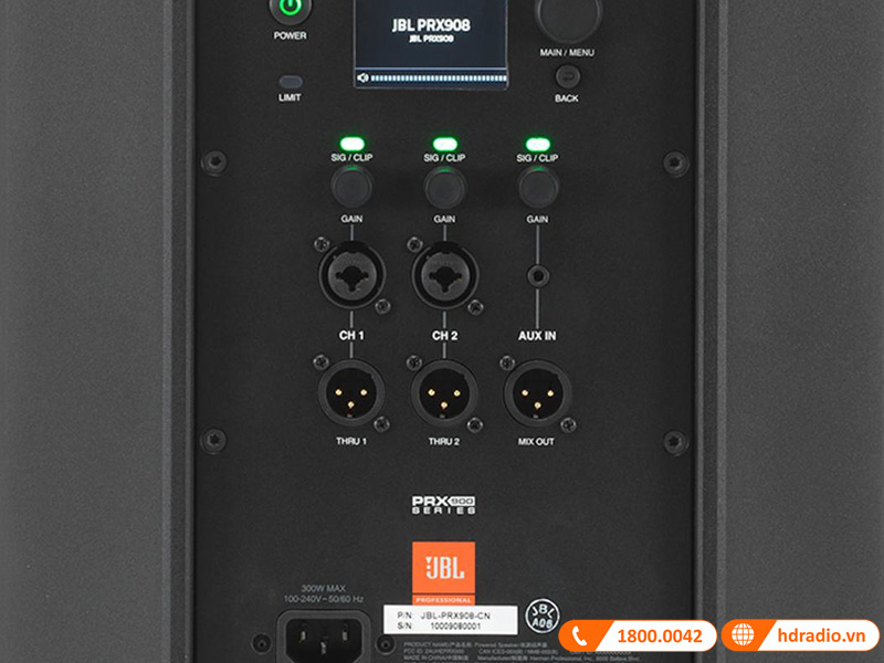 Kết nối loa JBL PRX908