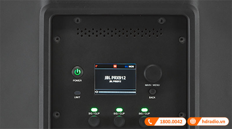 hệ thống các nút hiệu chỉnh và màn hình LCD hiển thị