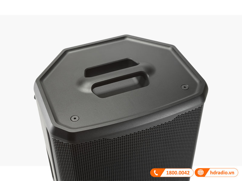 tay nắm loa ở hai bên và mặt trên