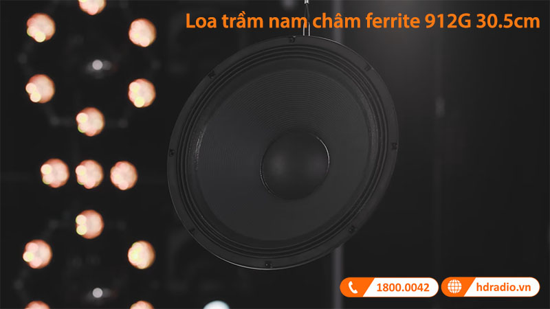 củ loa trầm nam châm ferrite 912G 30.5cm