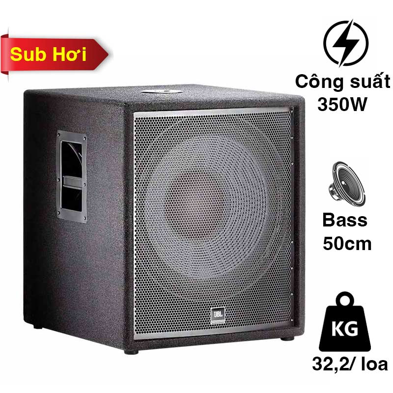 Sub hội trường JBL JRX218S, Bass 50cm, 350W