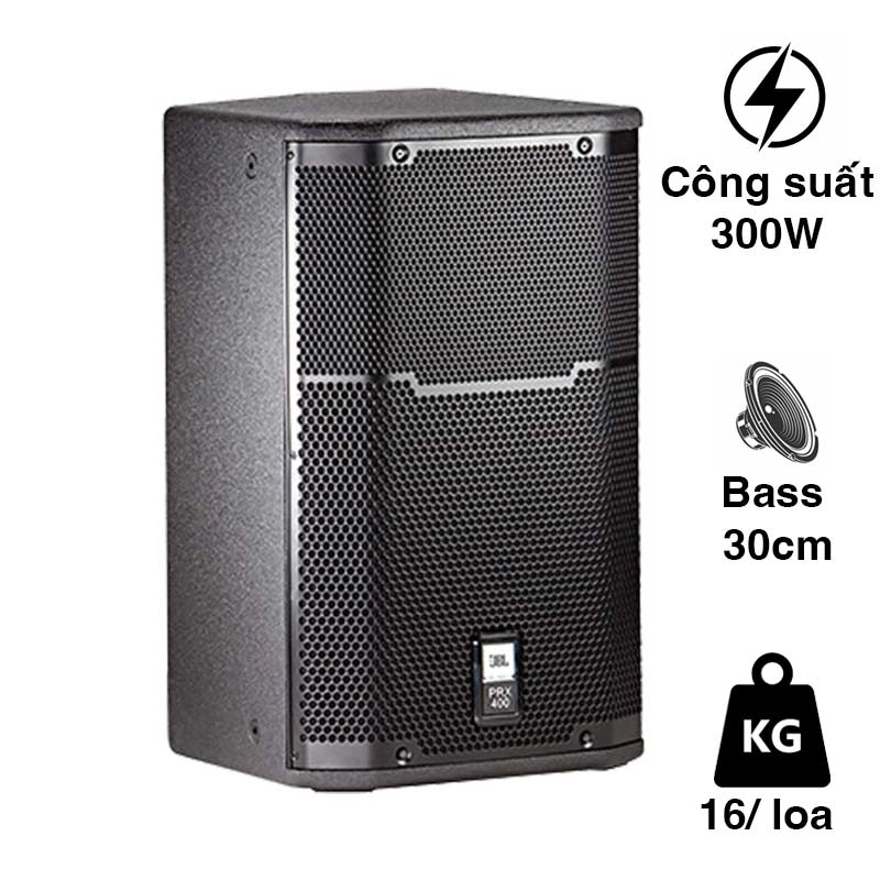 Loa hội trường JBL PRX412M, Bass 30cm, 300W