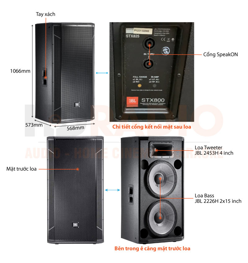 Chú thích Loa JBL STX825