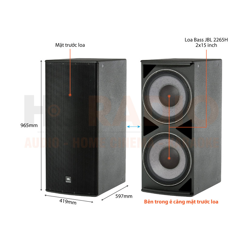 Chú thích loa JBL ASB 6125