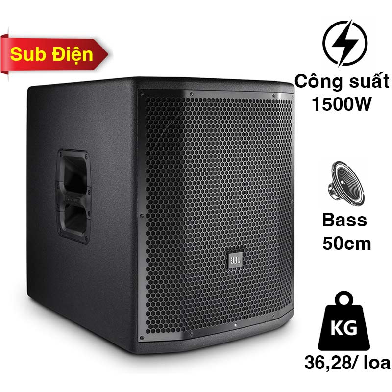 Loa sub JBL PRX818XLFW, Bass 50cm, công Suất 1500W