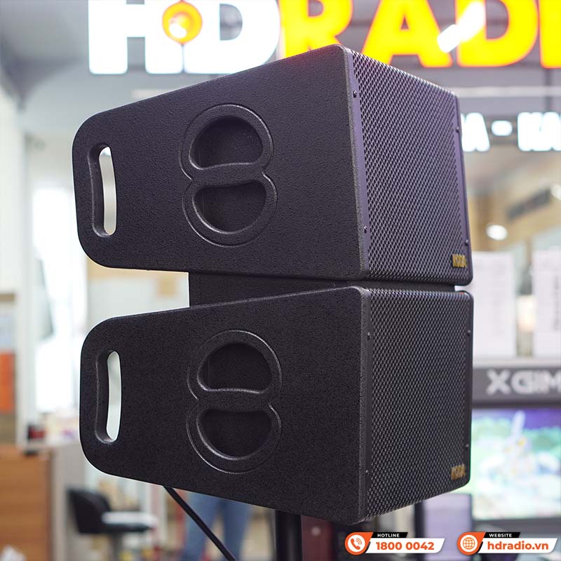 Bộ loa Array Active Koda KDP2510/KDP2515, Công Suất 1000W, Độ nhạy 98dB-3