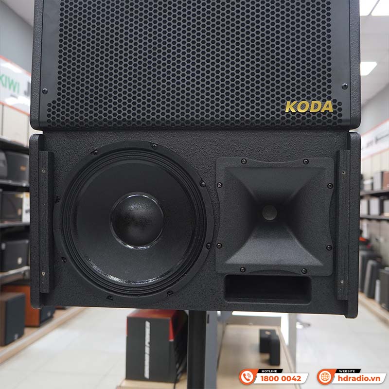 Bộ loa Array Active Koda KDP2510/KDP2515, Công Suất 1000W, Độ nhạy 98dB-2
