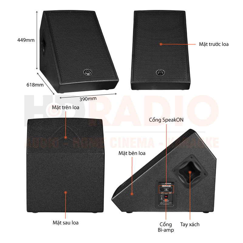 Chú thích Loa Wharfedale Delta-X12M