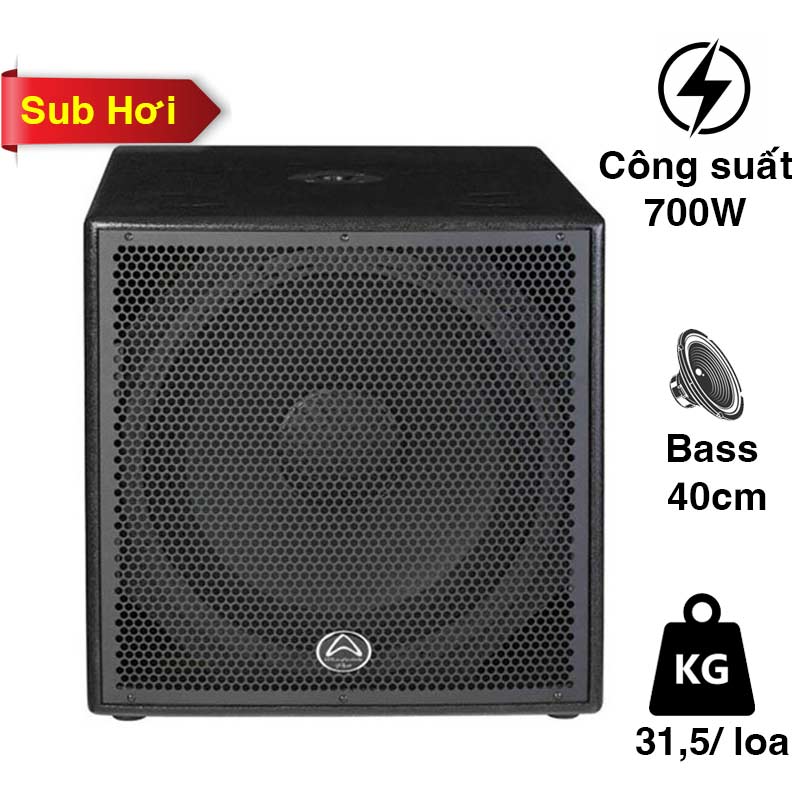 Loa Sub Wharfedale Delta X15B, Công suất 700W, Bass 40cm
