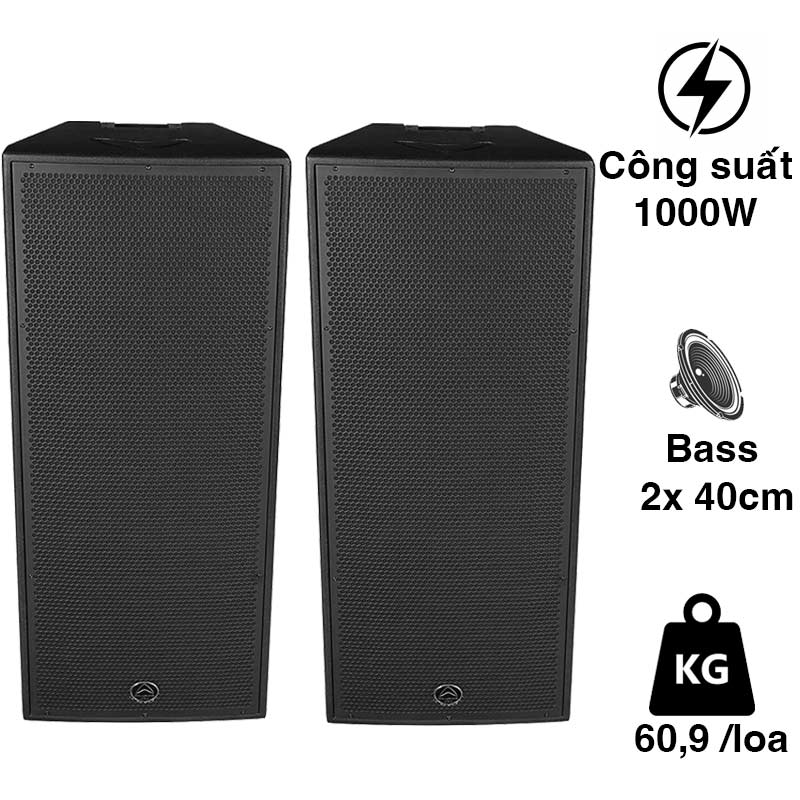Loa Wharfedale Delta X215L, Công suất 1000W, Bass 40cm