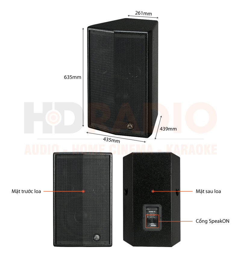 Chú thích loa Wharfedale Sigma 15 Chú thích loa Wharfedale Sigma 15