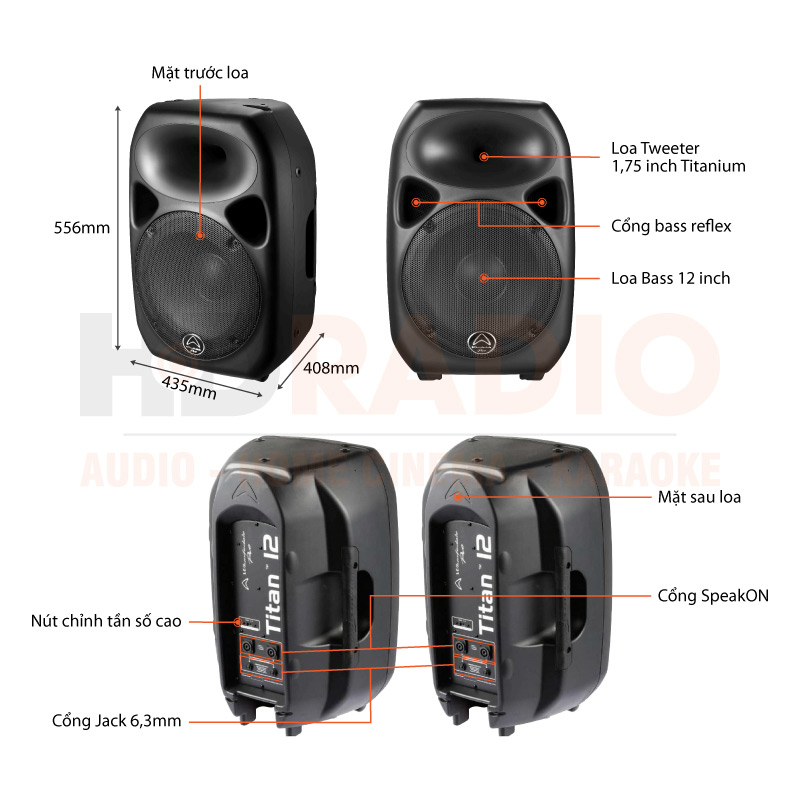 Chú thích loa Wharfedale Titan 12