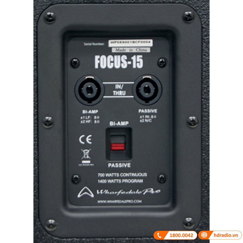 Loa Wharfedale Focus-15, Bass 40cm, 700W-3