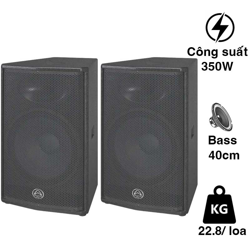 Loa Wharfedale Impact X15, Bass 40cm, 350W, Độ nhạy 98dB, 8 Omhs, 45-20KHz
