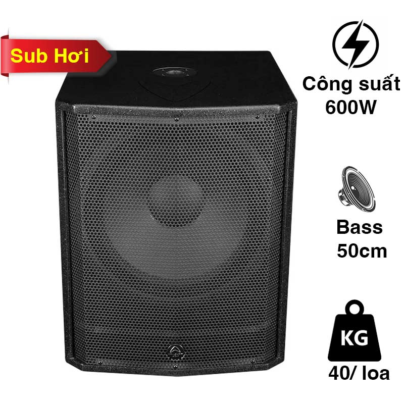 Loa sub Wharfedale Impact X18BL, Bass 50cm, 600W, Độ nhạy 100dB, 4 Omhs, 40-220 Hz