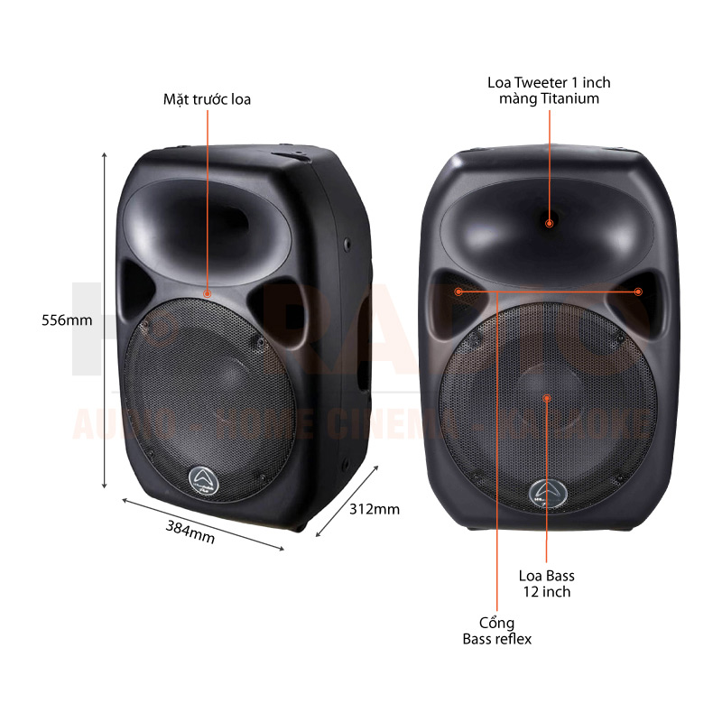 Chú thích loa Wharfedale Titan 12D