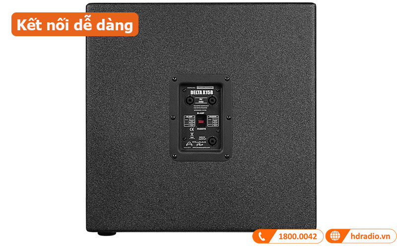 Loa sub Wharfedale Delta-15B kết nối dễ dàng