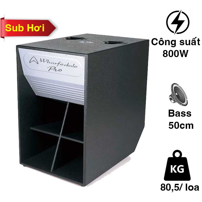 Loa Sub Wharfedale Delta F18B, Bass 50cm, 800W