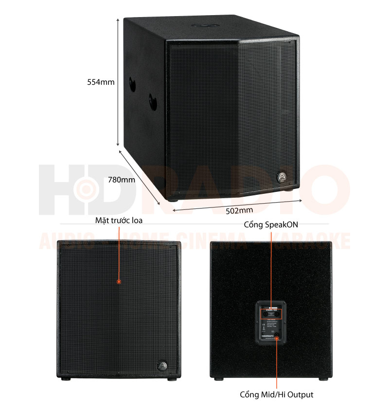 Chú thích loa Wharfedale Sigma 18B