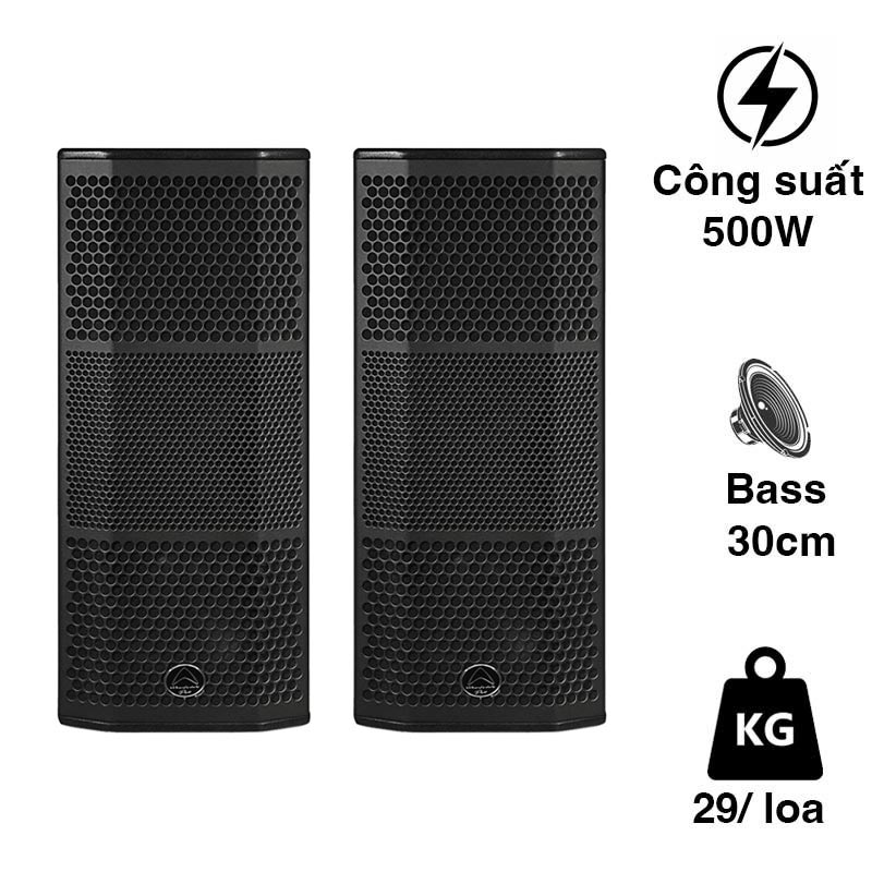 Loa Wharfedale Reason X12, Bass 30cm, Độ nhạy 98 dB, Công suất Max 2000W