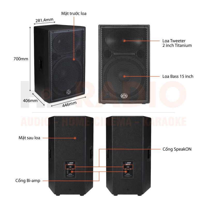 Chú thích loa Wharfedale Delta 15