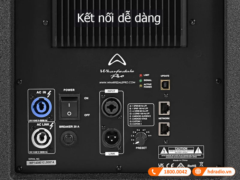 Ket noi loa WLA-218BA