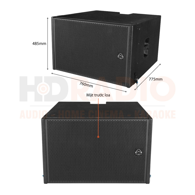 Chú thích Loa Wharfedale WLA-28SUBA