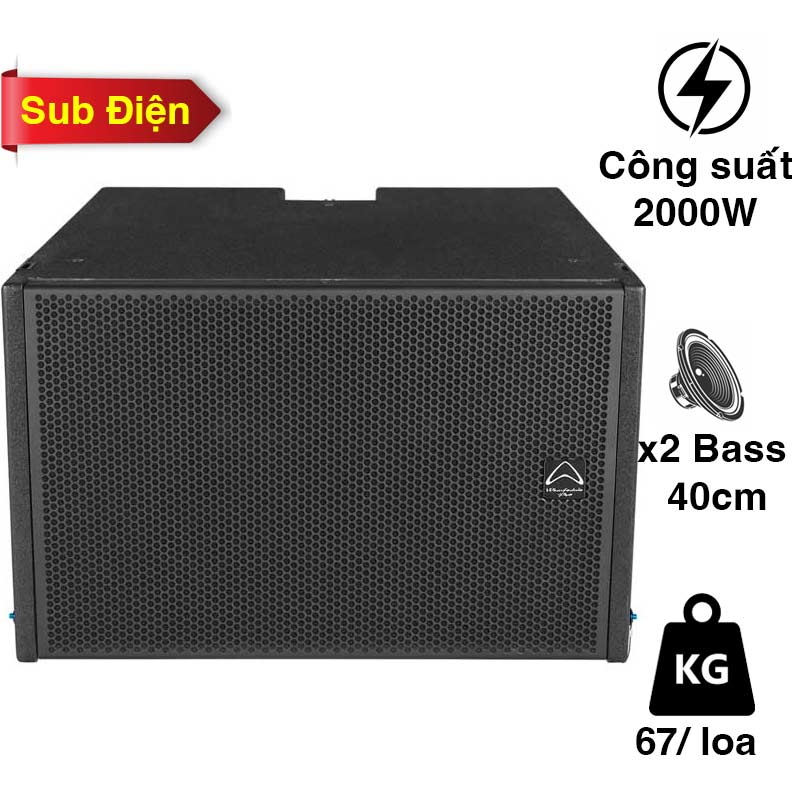 Loa Wharfedale WLA-28SUBA (200W, 38.1cm, 67kg)