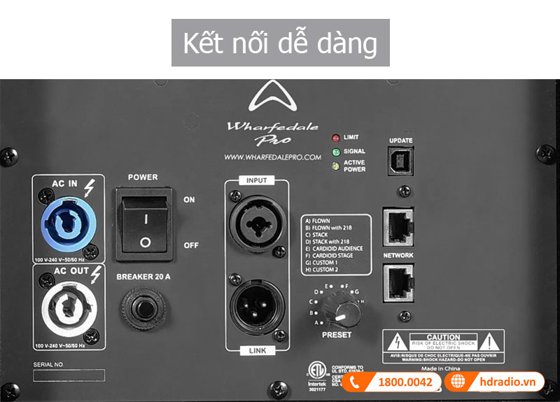 Ket noi loa WLA-28SUBA