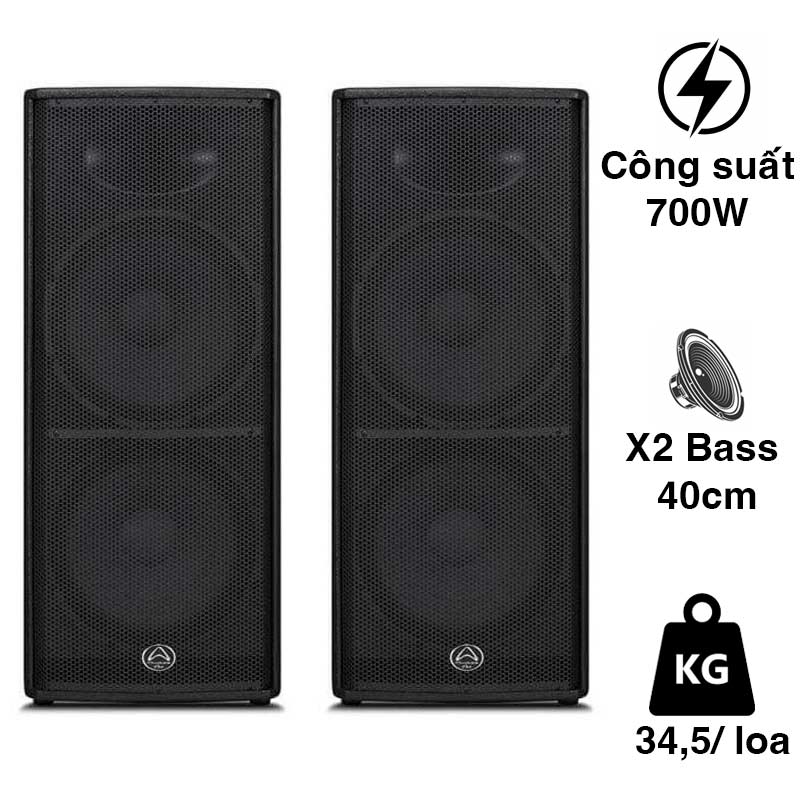 Loa hội trường Wharfedale Impact X215, 40cm x2, 700W