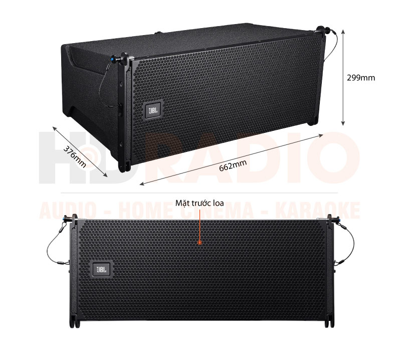 Chú thích Loa Line Array JBL BRX308-LA