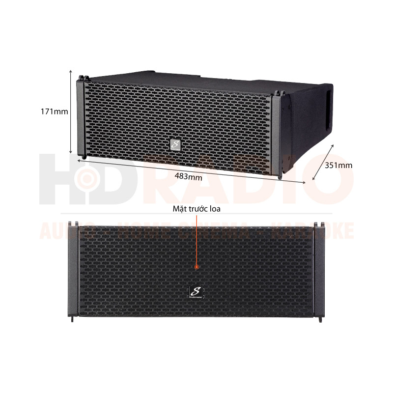 Chú thích loa Line Array Studiomaster V5 Chú thích loa Line Array Studiomaster V5