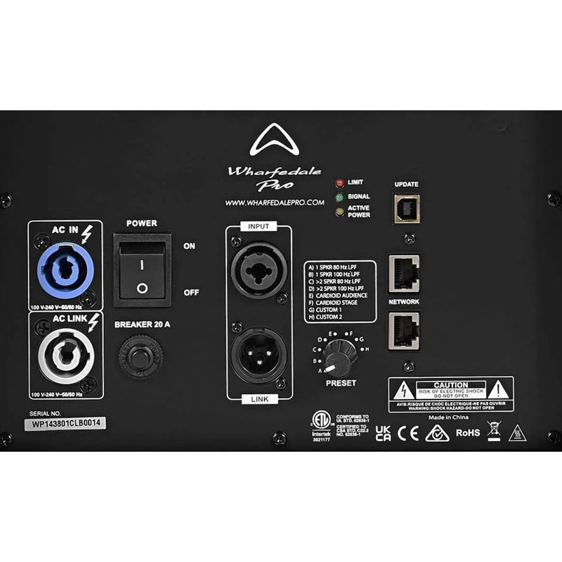 Loa Array Wharfedale WLA-218BA, Bass 50CM, 2000W-4