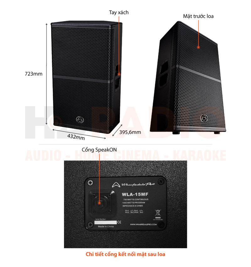 Chú thích Loa Wharfedale WLA-15MF